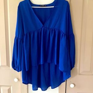 Cobalt blue tunic top!